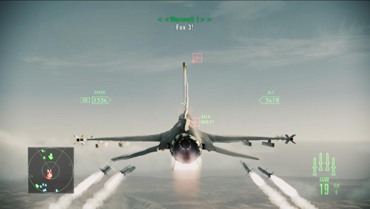 Missile incoming - Ace Combat Assault