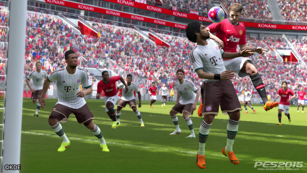 PES 15 team at goal court