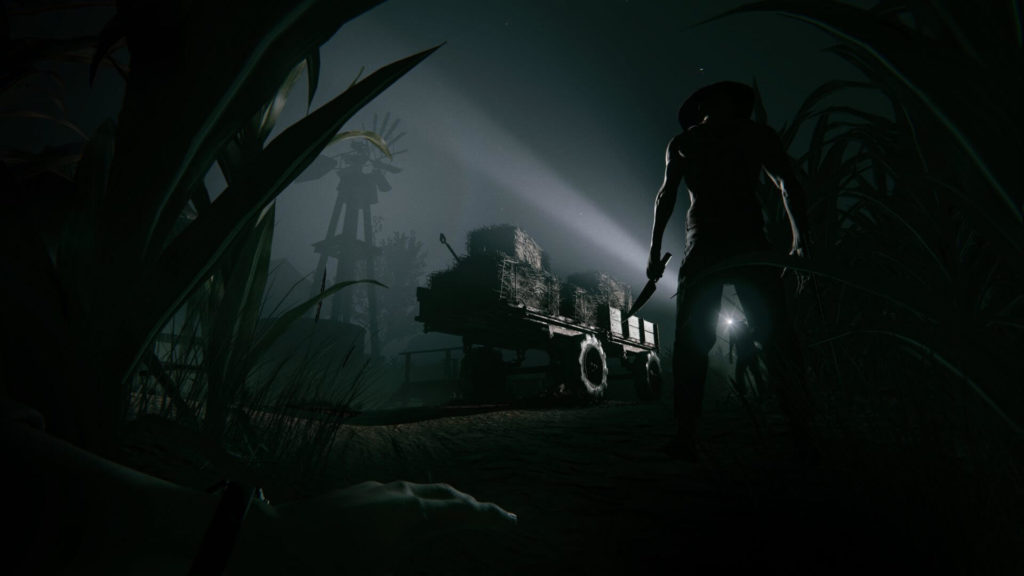 outlast 2 Man waiting for enemy