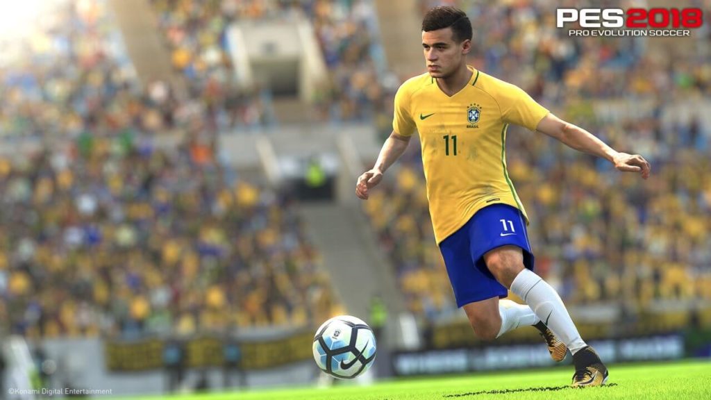 PES 18 plaeyers waiting for match to begin