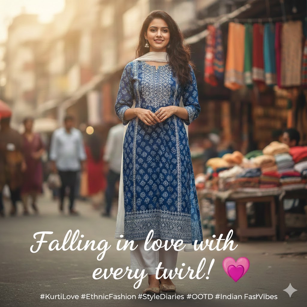 Kurti Love Captions for Instagram
