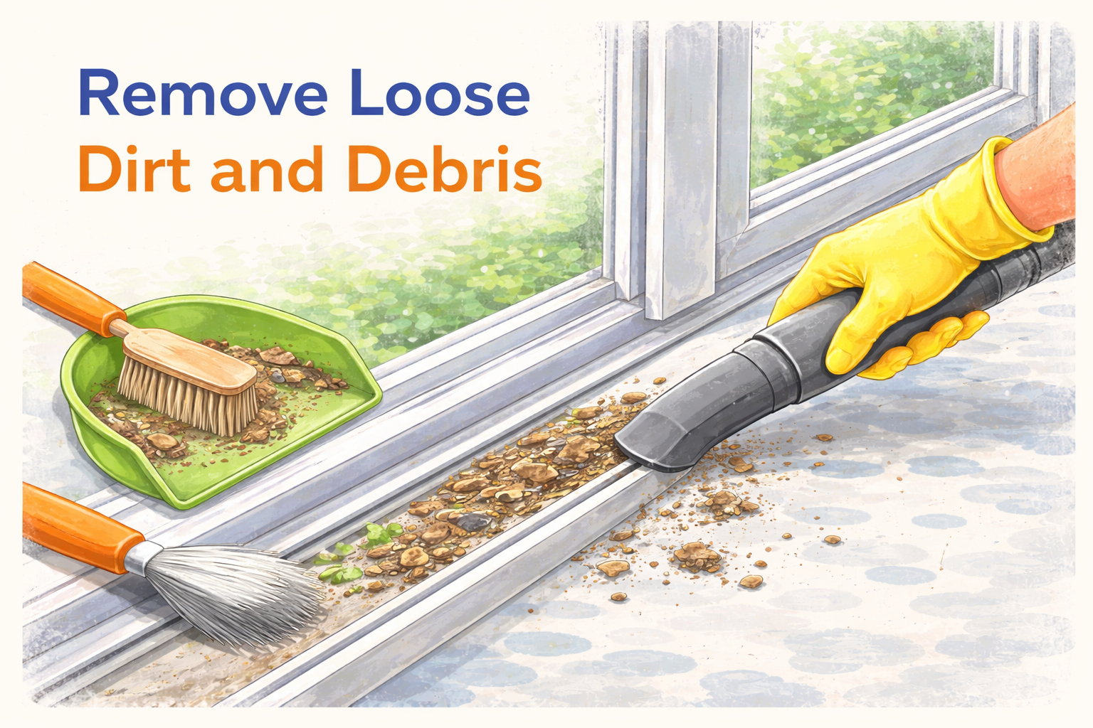 Remove Loose Dirt and Debris