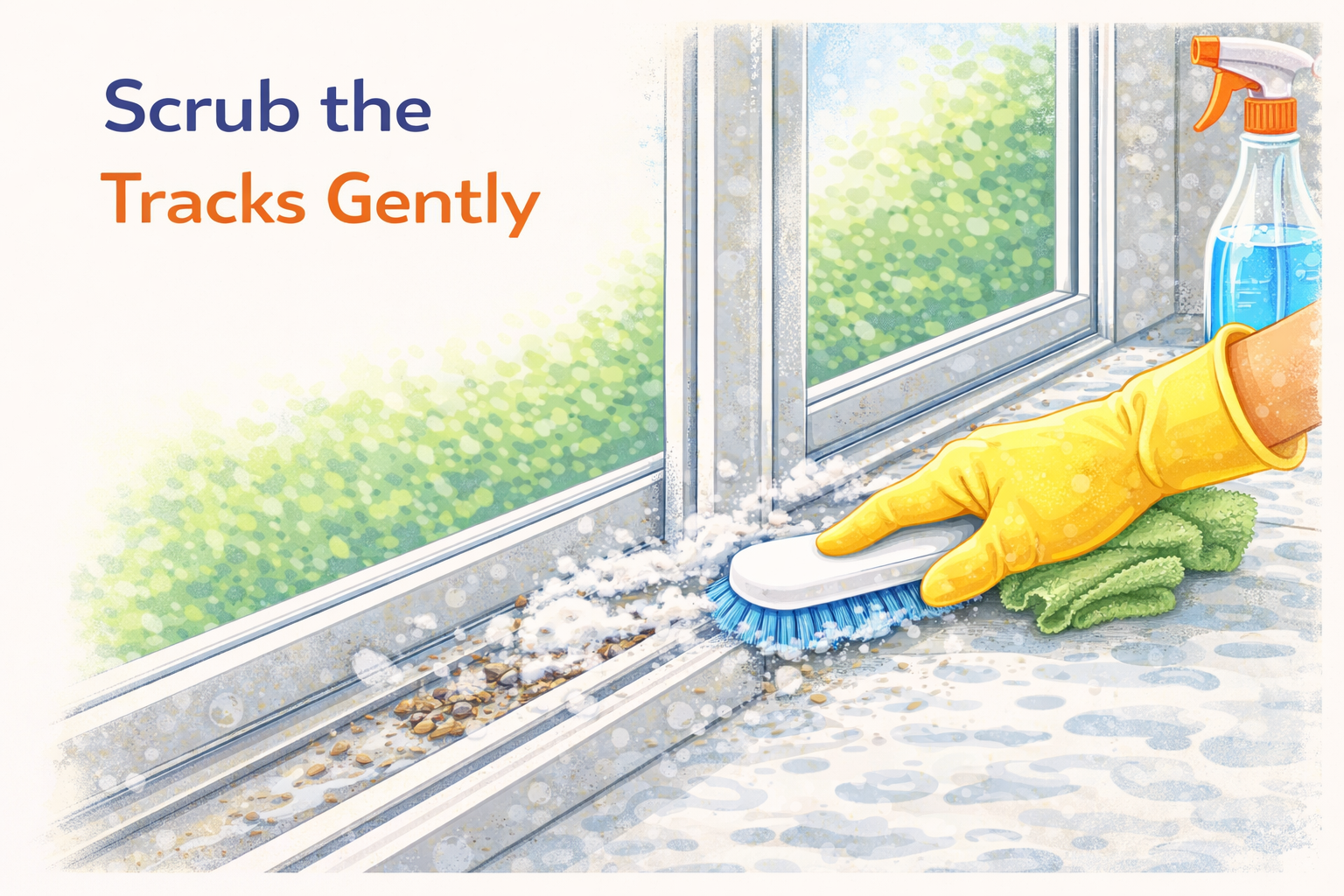 Scrub the Tracks Gently