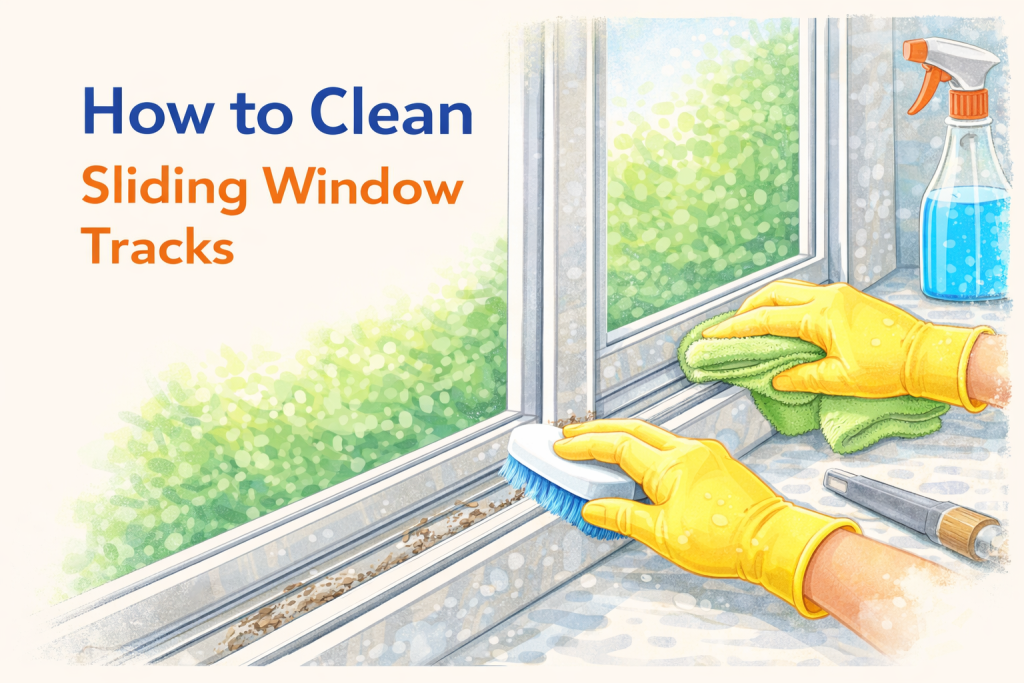 How to Clean Sliding Window Tracks