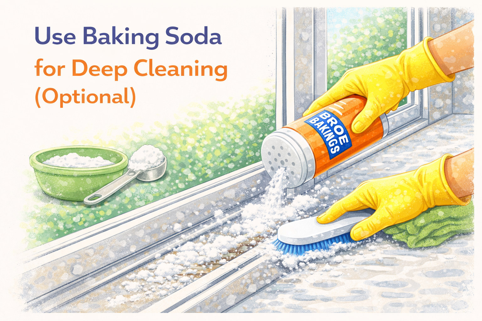 Use Baking Soda for Deep Cleaning (Optional)