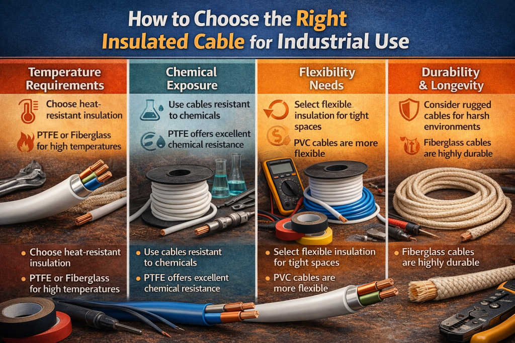 How to Choose the Right Insulated Cable for Industrial Use